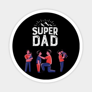 Super Dad Father's Day Magnet